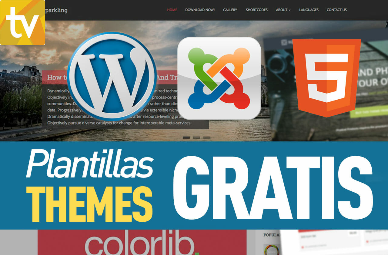 Plantillas gratis para diseño web «WordPress, Joomla y HTML5»