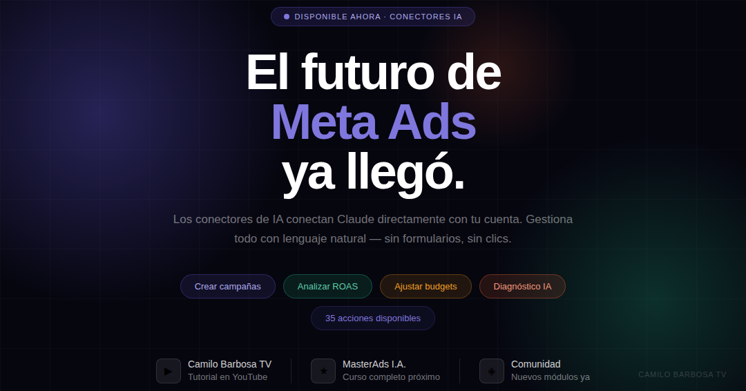 Los conectores de IA con Meta Ads ya son una realidad.