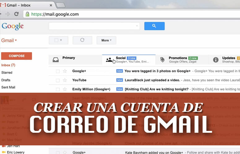 crear correo electronico Gmail