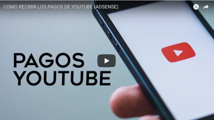 COMO RECIBIR LOS PAGOS DE YOUTUBE (ADSENSE)