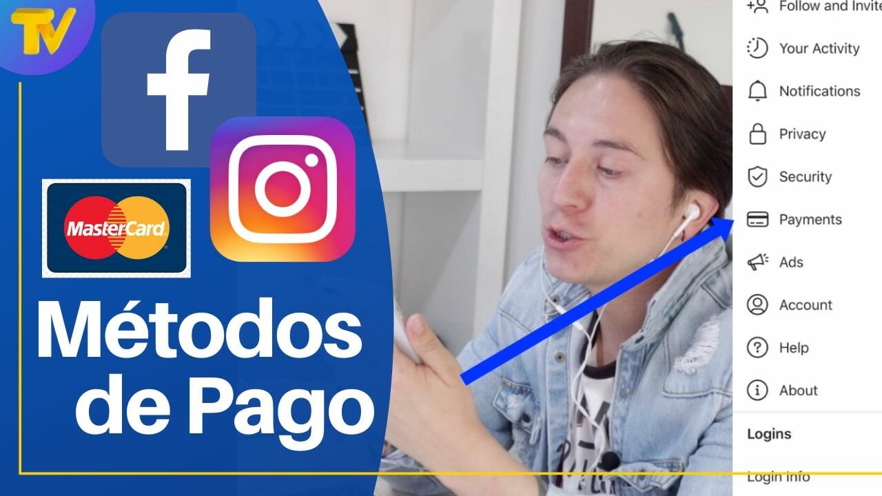 Métodos de pago online Instagram y Facebook