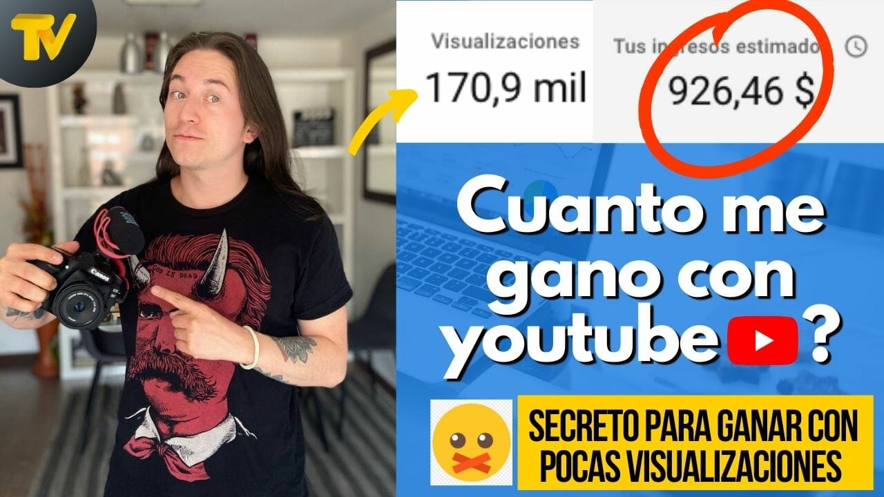 ¿Cuánto se gana por visitas en YouTube?